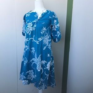 Vintage 70s 80s Hilo Hattie Hawaiian Mumu Dress 💙